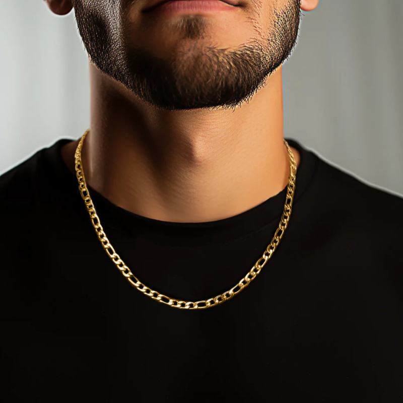 Figaro Link Gold Chain