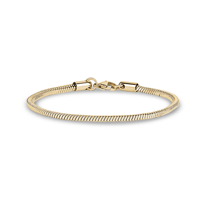 Snake Link Gold Bracelet