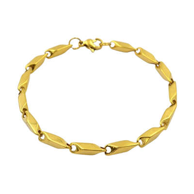 Bar Link Gold Bracelet