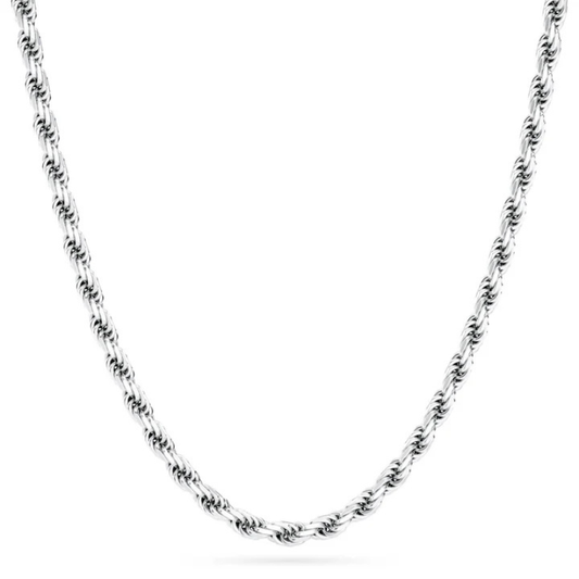Rope Link Silver Chain
