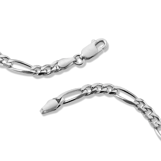 Figaro Link Silver Chain