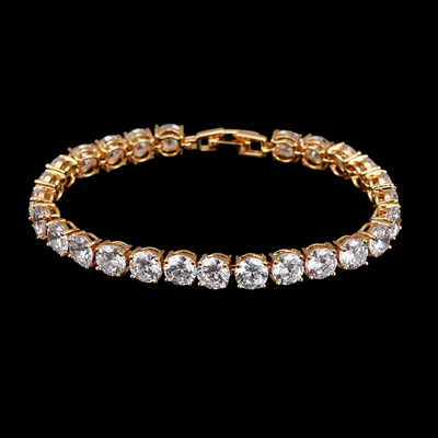 Golden Tennis Luxe Bracelet