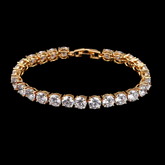 Golden Tennis Luxe Bracelet
