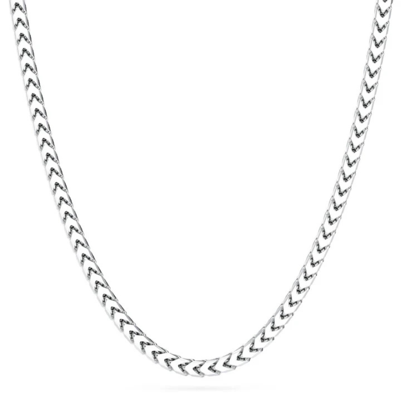 Franco Link Silver Chain