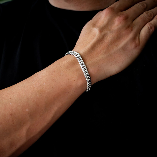Cuban Link Silver Bracelet