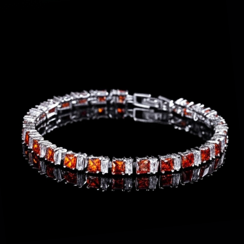 Ruby Luxe Ice Tennis Bracelet