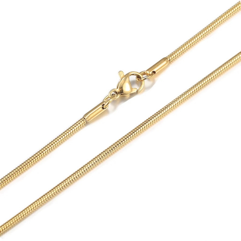 Snake Link Gold Chain
