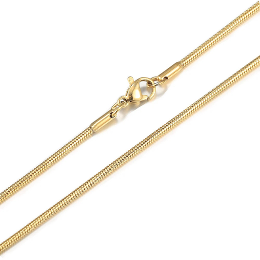 Snake Link Gold Chain