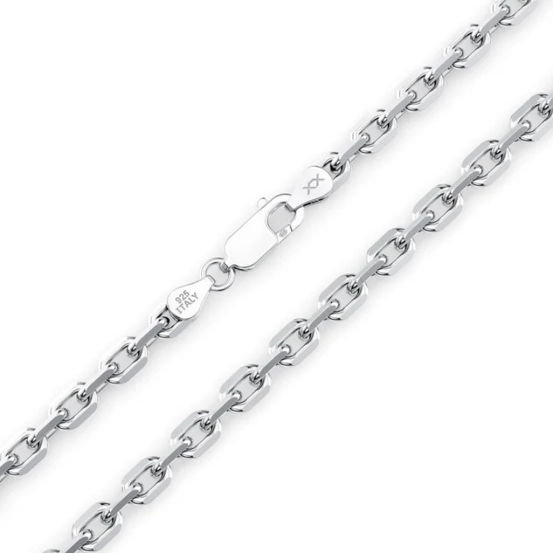 Cable Link Silver Chain