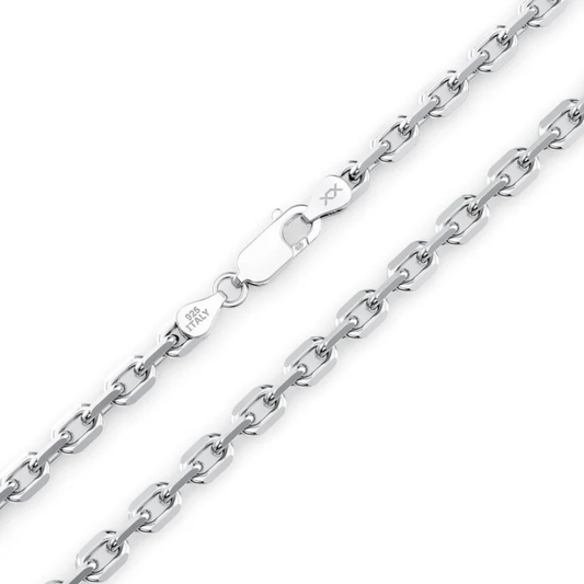 Cable Link Silver Chain