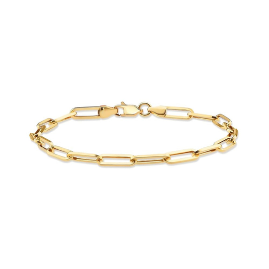 Paper Clip Gold Bracelet