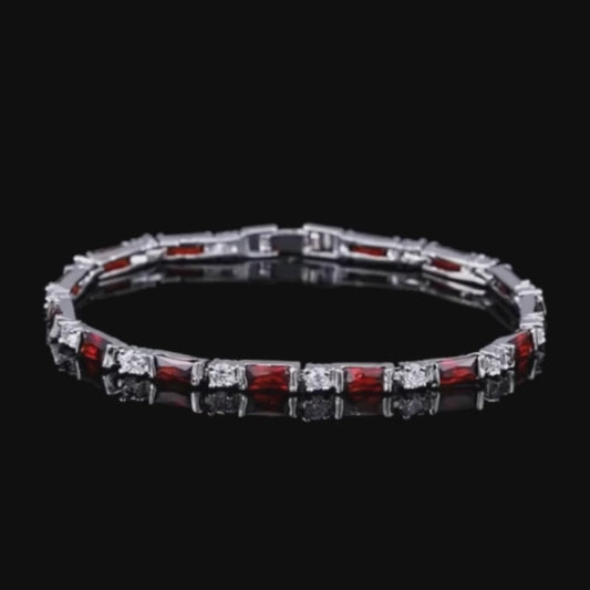 Ruby Ice Luxe Bracelet