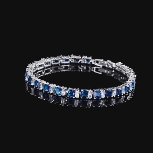 Sapphire Luxe Ice Tennis Bracelet