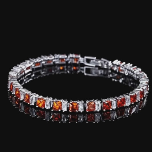 Ruby Luxe Ice Tennis Bracelet
