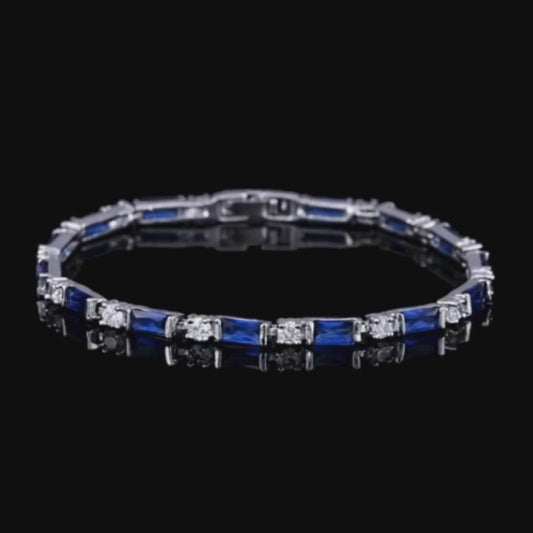 Dark Blue Ice Luxe Bracelet