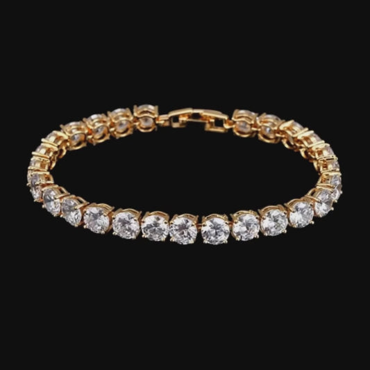Golden Tennis Luxe Bracelet